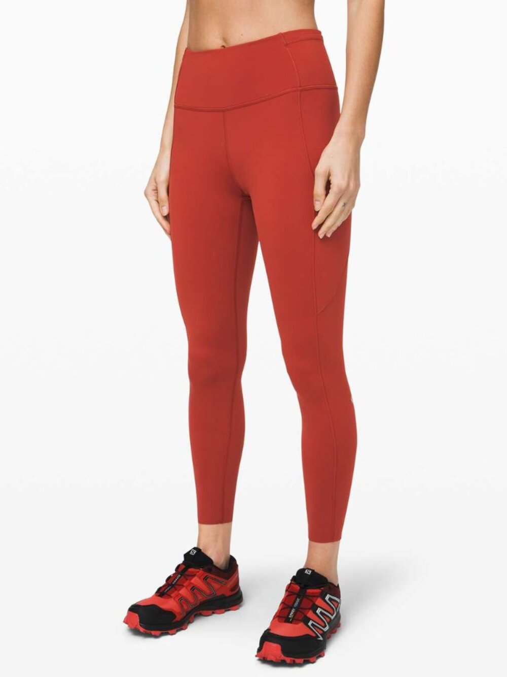 Lululemon Women's Fast and Free Tight II 25" *Non-Reflective Nulux - Magma